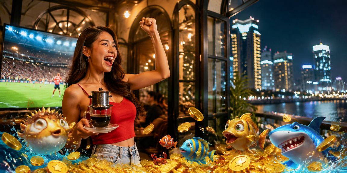 Không khí đặt cược thể thao tại quán cà phê TP. Hồ Chí Minh về đêm
