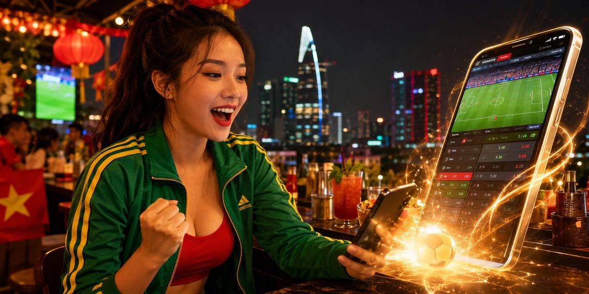 Người chơi trải nghiệm casino trên điện thoại tại lễ hội TP. Hồ Chí Minh sôi động